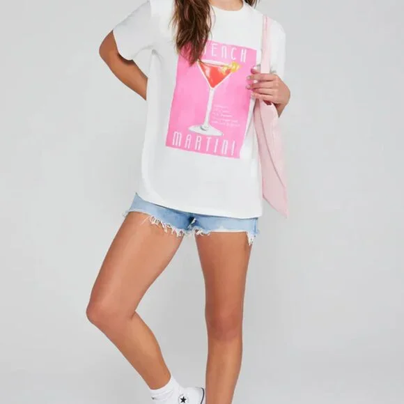 NEW! WILDFOX French Martini Ryan Top - White Size XXL - Picture 2 of 12